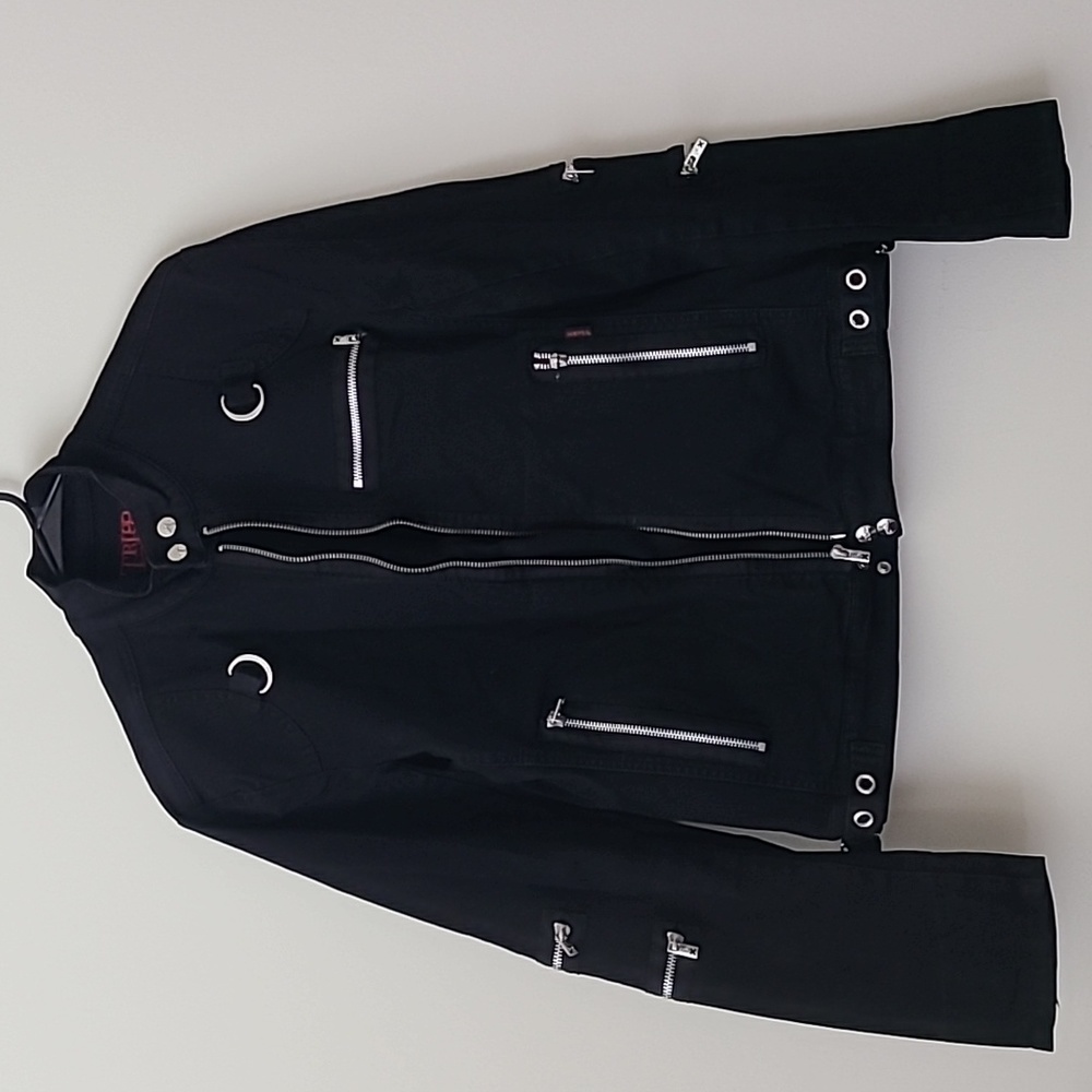 Tripp NYC black cotton jacket